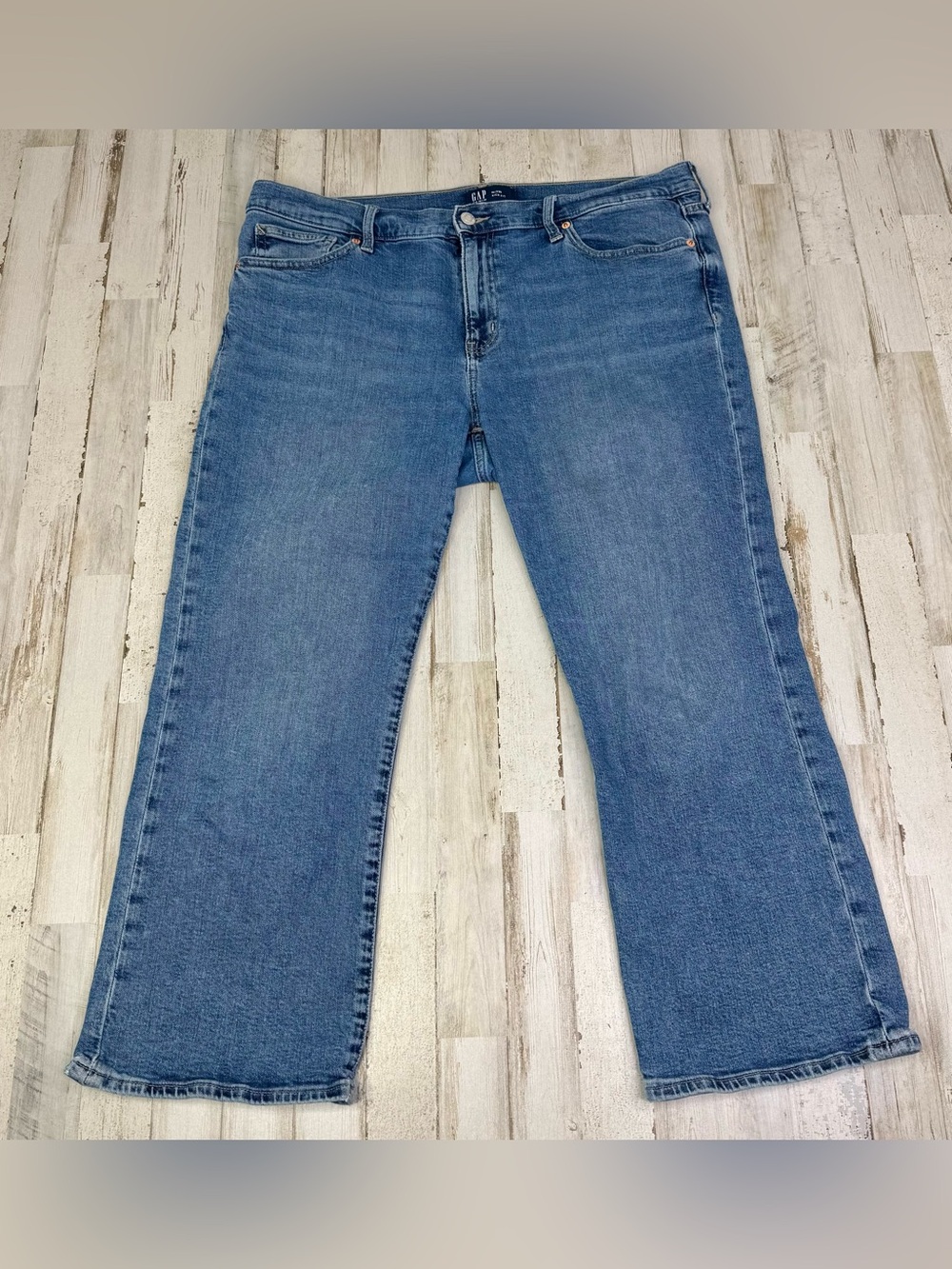 GAP Women’s Kick Fit Jeans 16/33R (38x25) Blue Medium Wash Denim